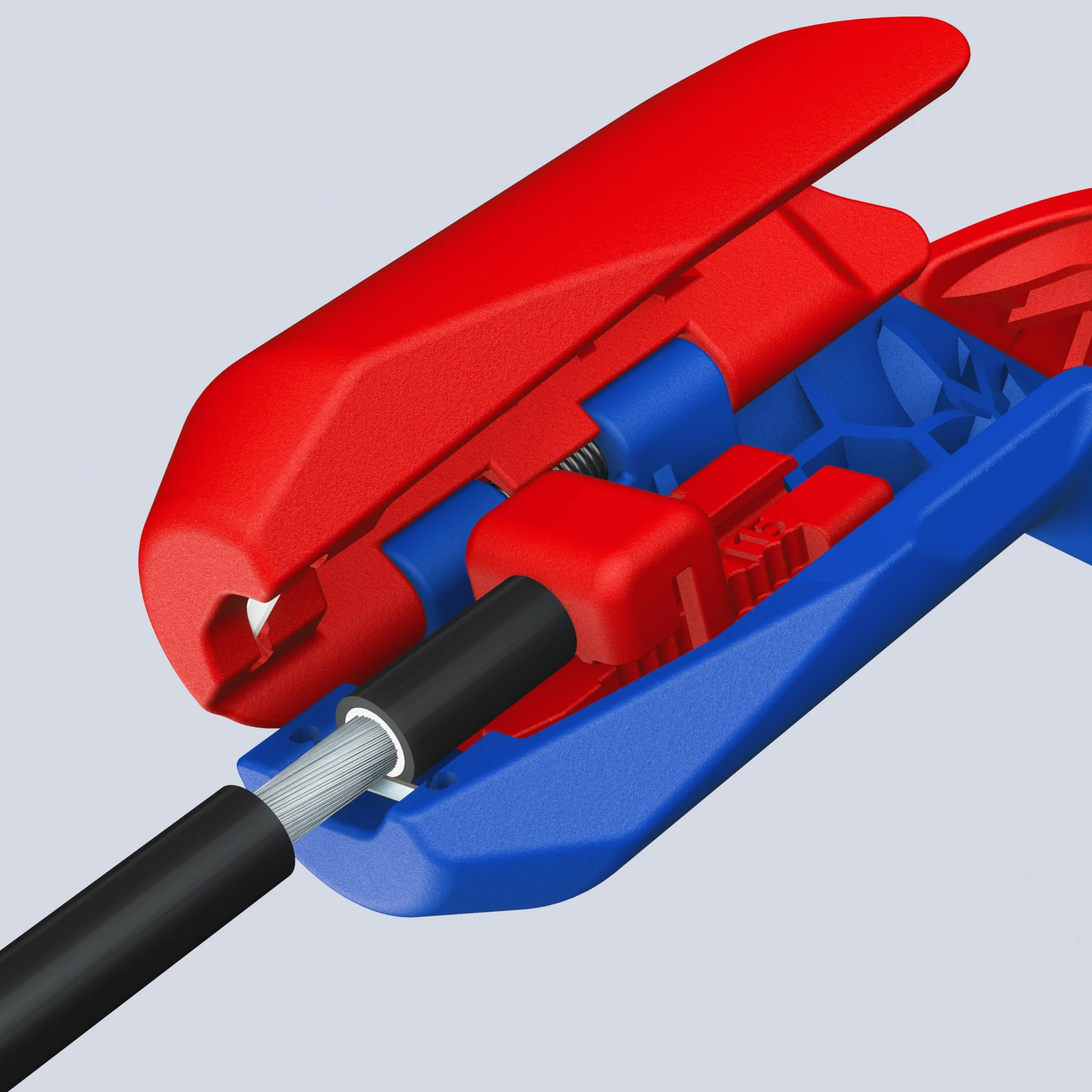 KNIPEX ErgoStrip PV pelacables para cables fotovoltaicos 135 mm, 16 95 03 SB