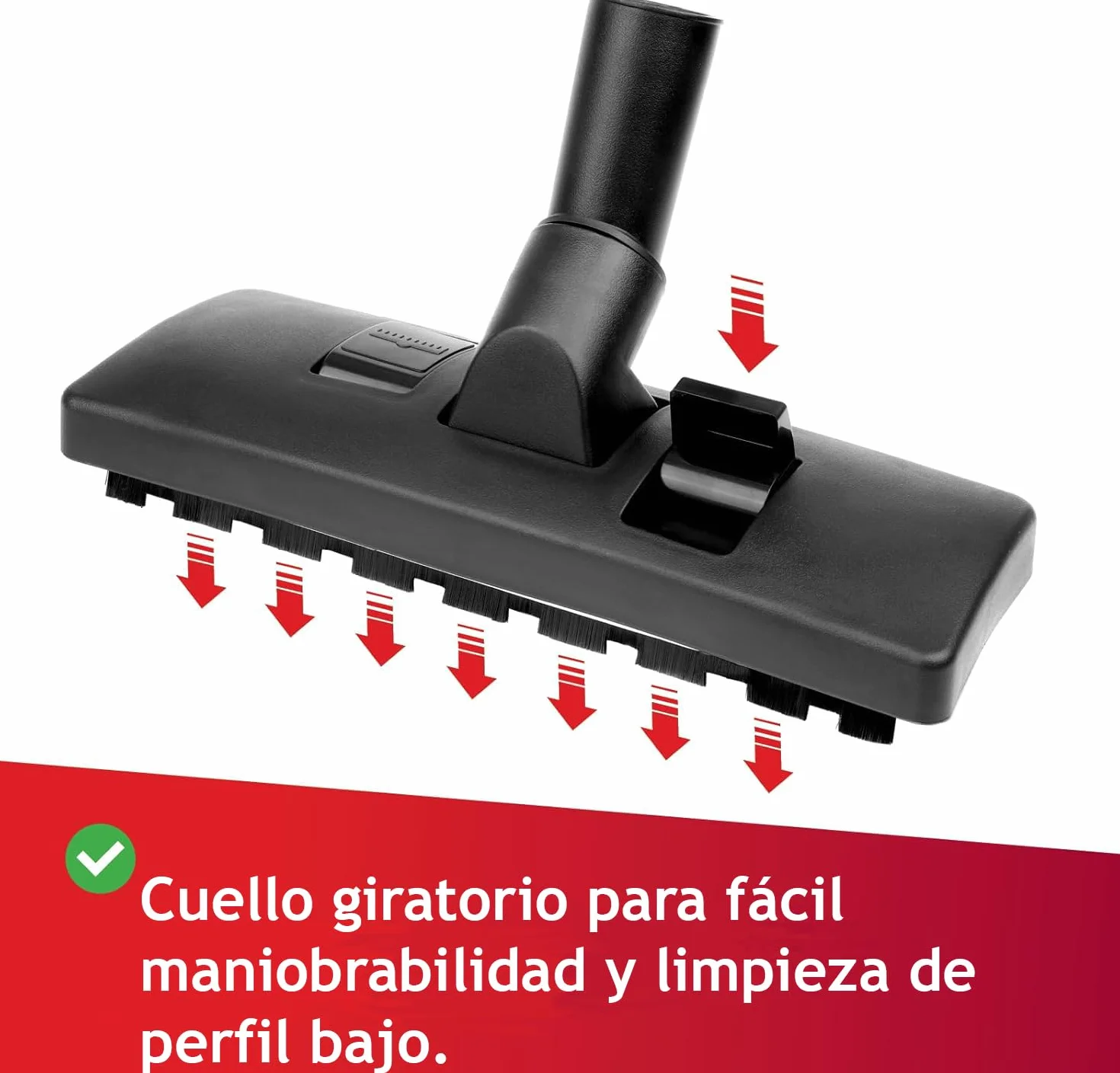 SPARES2GO Mango telescópico con extremo doblado + minikit de herramientas para Numatic Henry Hetty aspiradora
