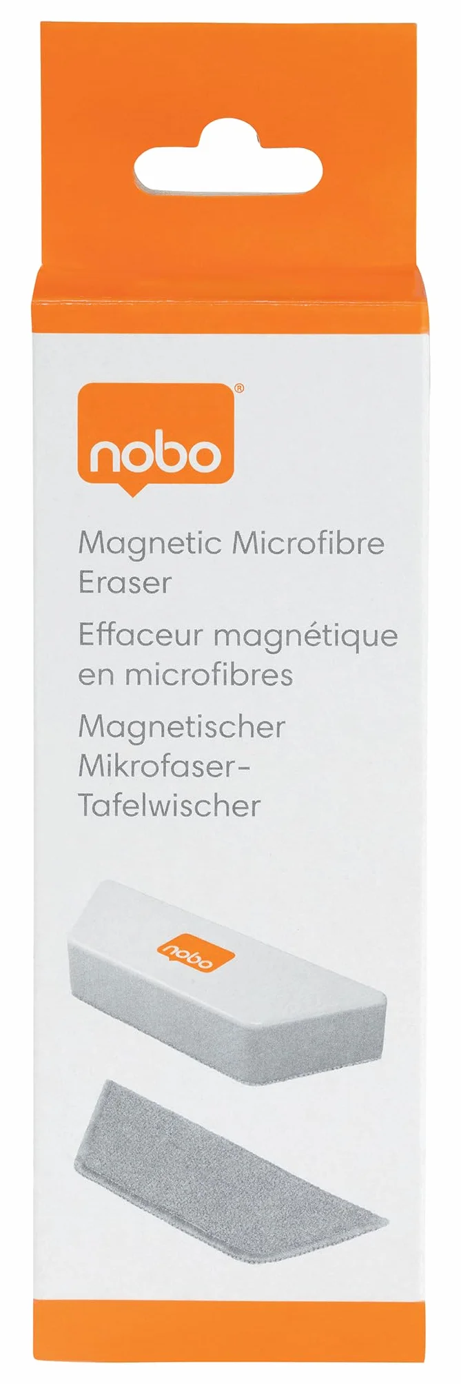 Nobo Borrador Magnético de Microfibra para Pizarra Blanca con Recambio Lavable