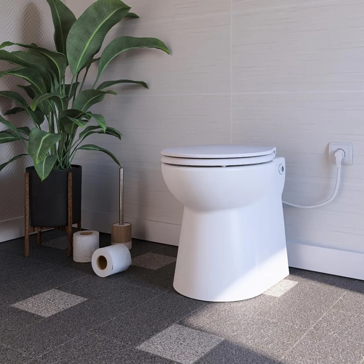 Sanipro SETSANC - SETSAN C WC compacto con molino de bomba 500 W
