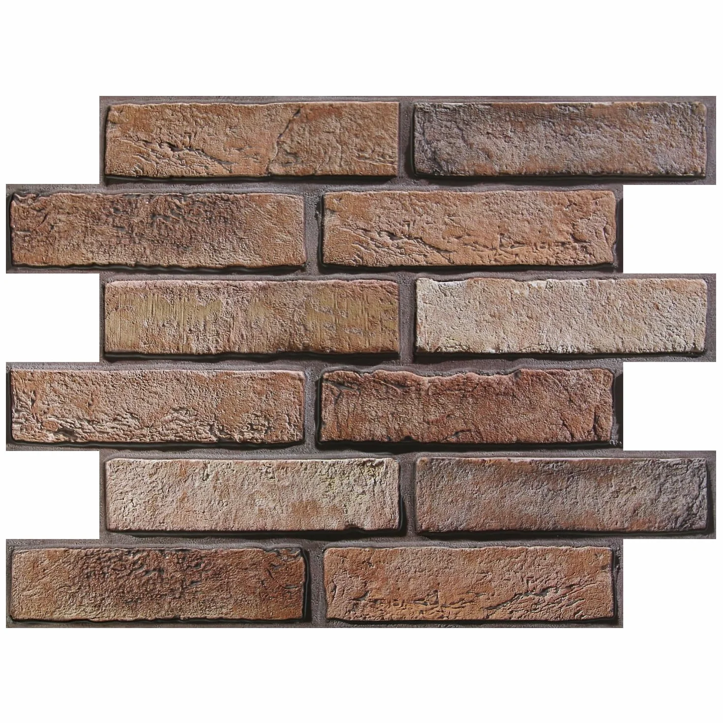 Paneles de Pared 3D Autoadhesivos Ladrillo, 10 Piezas, 30 x 40 cm, Autoadhesivos PVC 3D Decorativo Panel de Pared de Ladrillo para Salón Oficina Cocina, Impermeables