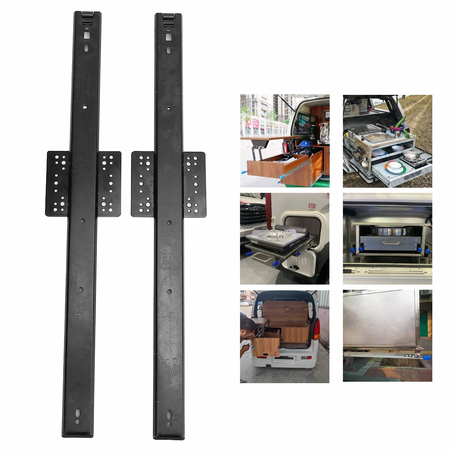 1 par de Rieles de Puerta Corredera Ocultos de 20 Pulgadas, 35 Mm de Ancho, 20 Kg de Carga, para Puerta Corredera Oculta, Corredera de Puerta de Armario, Capacidad de Servicio