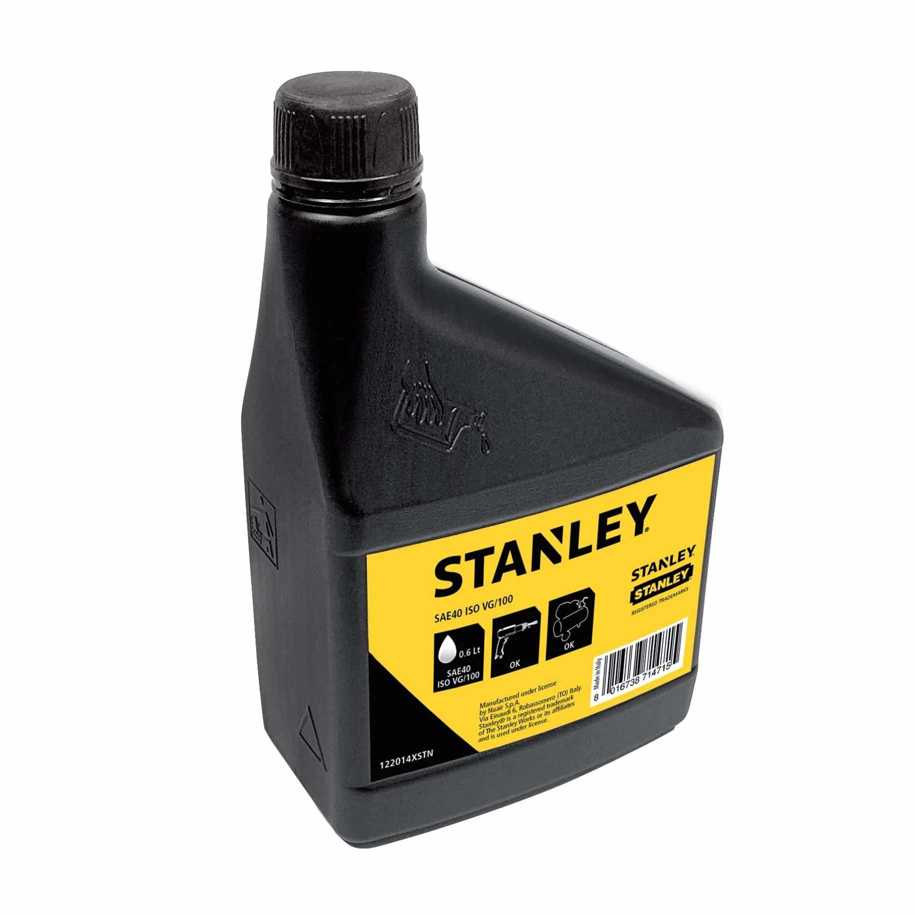 Stanley 122014XSTN - Aceite para herramientas y compresores, 0,6 l