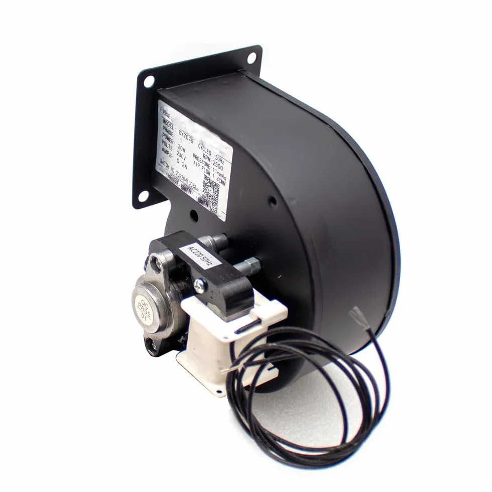 Ventilador Centrífugo de 220V para Caldera Chimenea Gasificador 20W 2500RPM