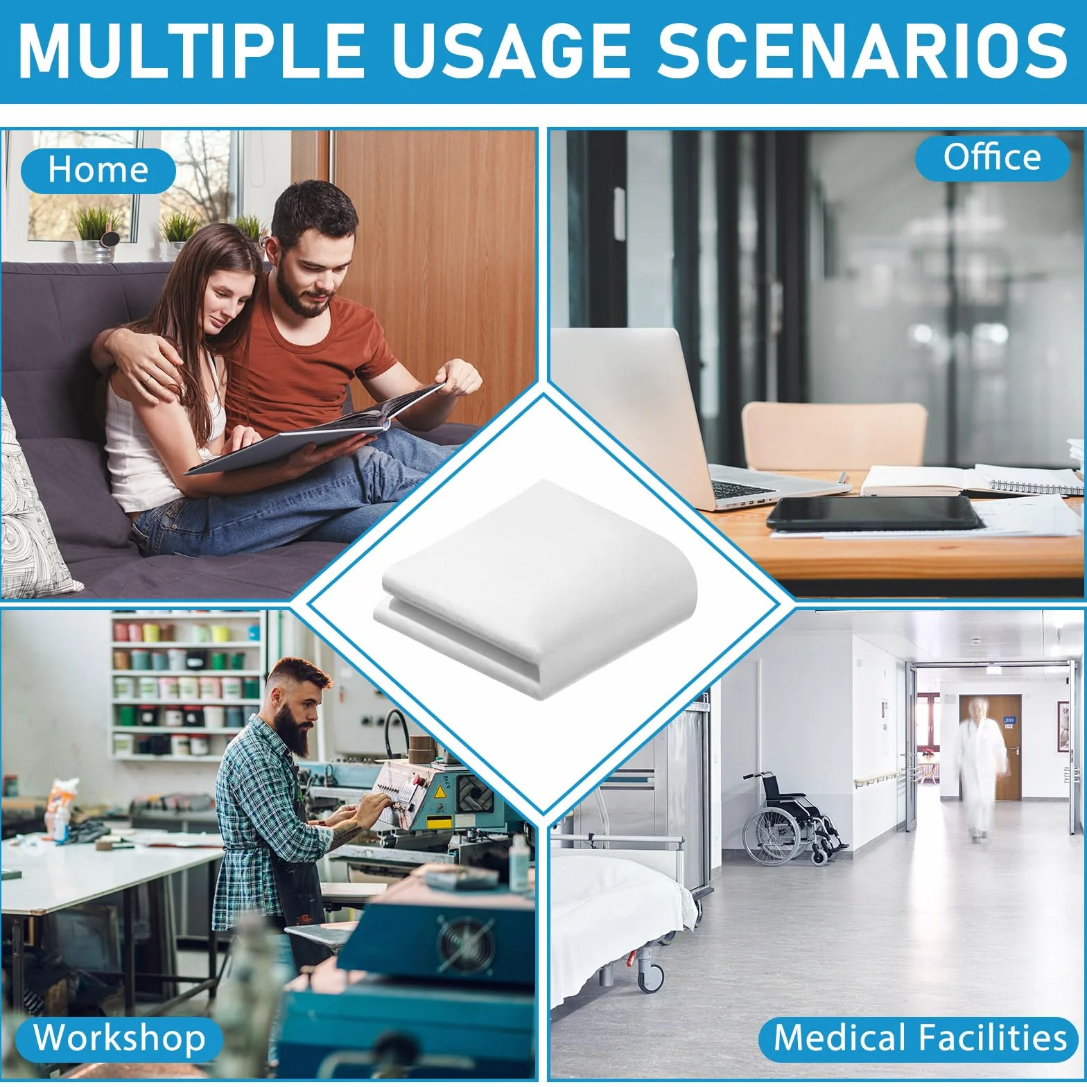Pangda Merv 13 - Material del filtro de aire de 30 pies cuadrados, 2 x 15 pies, corte para adaptarse a medios de filtro transpirables para rejillas de ventilación de registro de verano, ventilador de