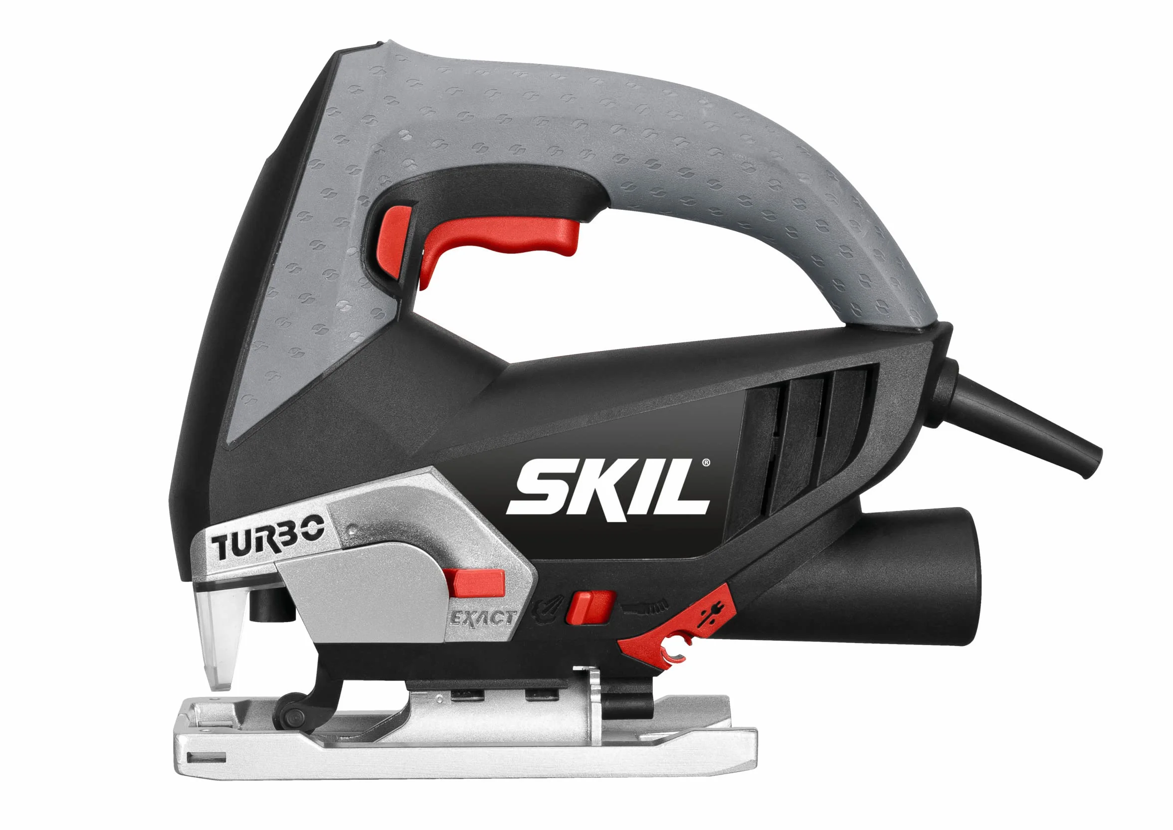 Skil 4381AA - Sierra de calar pendular con variador de velocidad (500 W, conexión para aspirador, soplador)