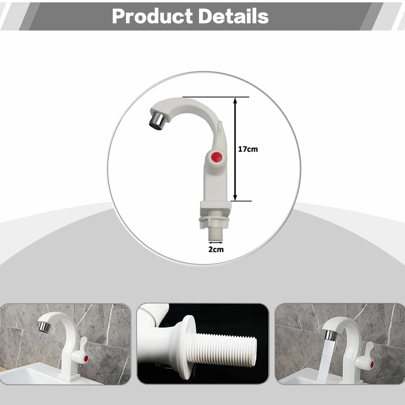 Lavabo Esquinero de Pared Triangular con Grifo, Plástico para Baño Pequeño, Monocubeta de Cocina y Balcón
