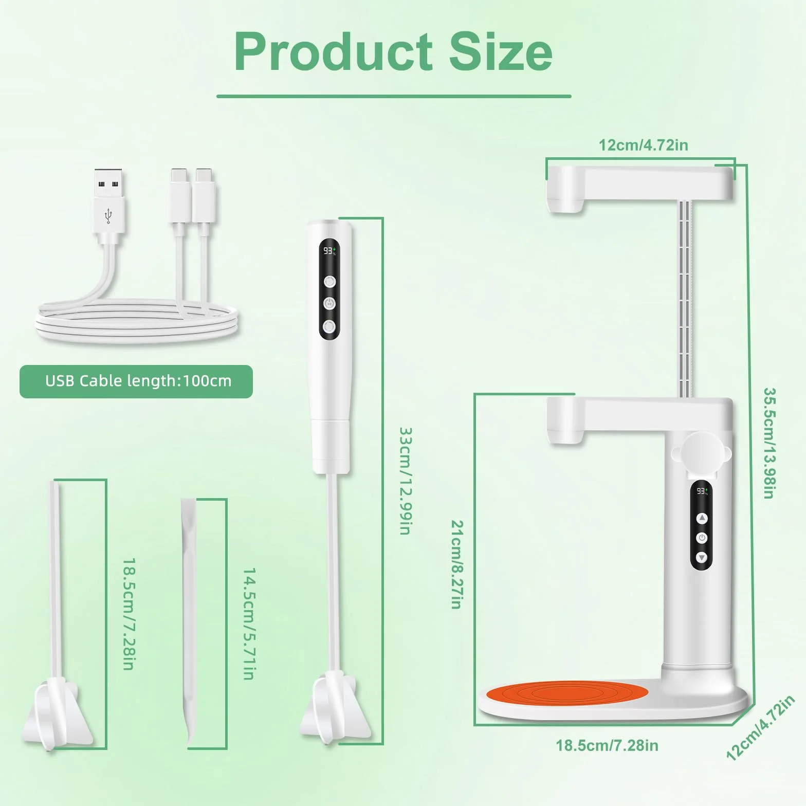 Mezclador de Resina Epoxi Eléctrico con Soporte, Manos Libres, 5 Velocidades, Pantalla LED, Reducción de Burbujas, Incluye 2 Paletas, para Resina UV, DIY y Joyería