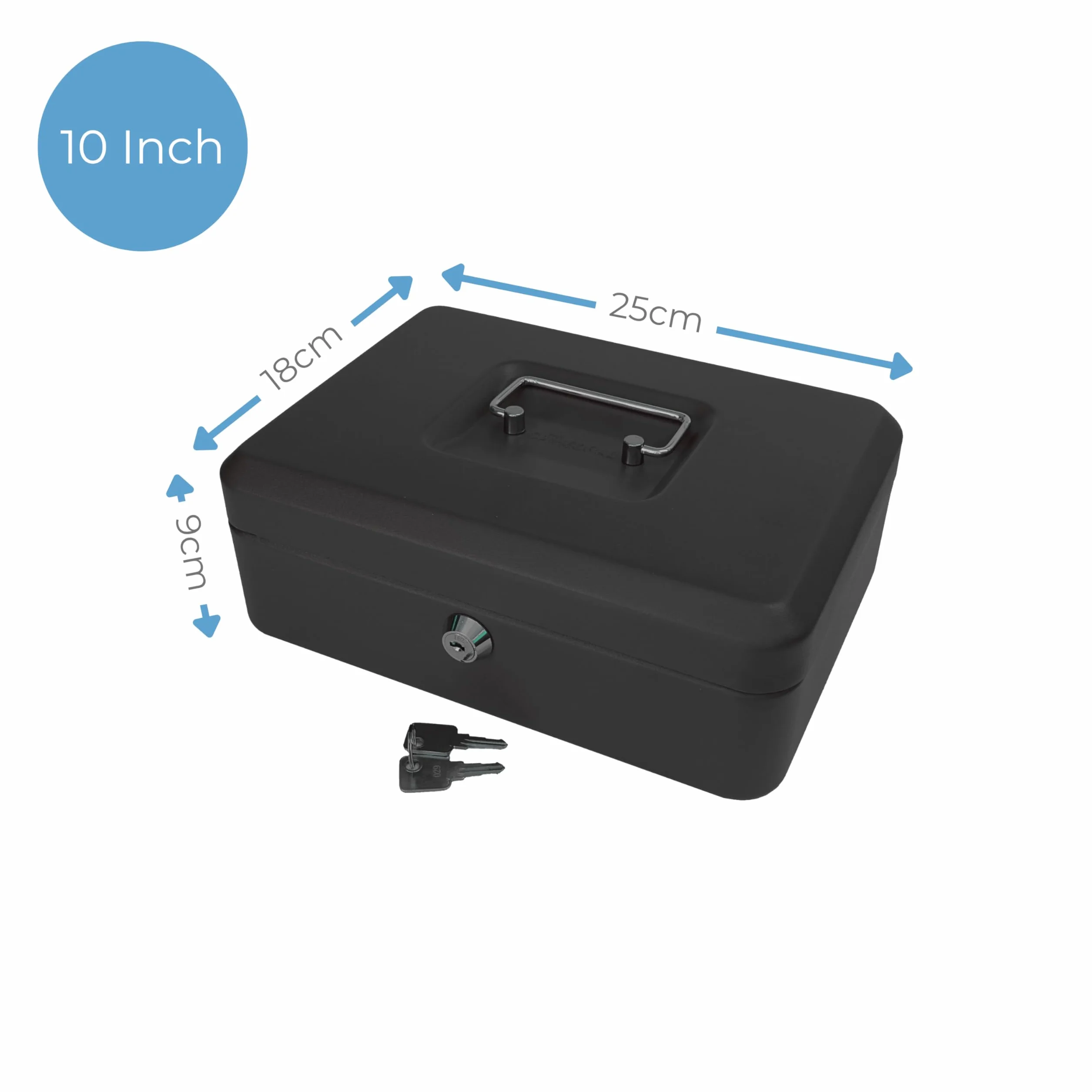 Caja de caudales Cathedral 25,4 cm negro