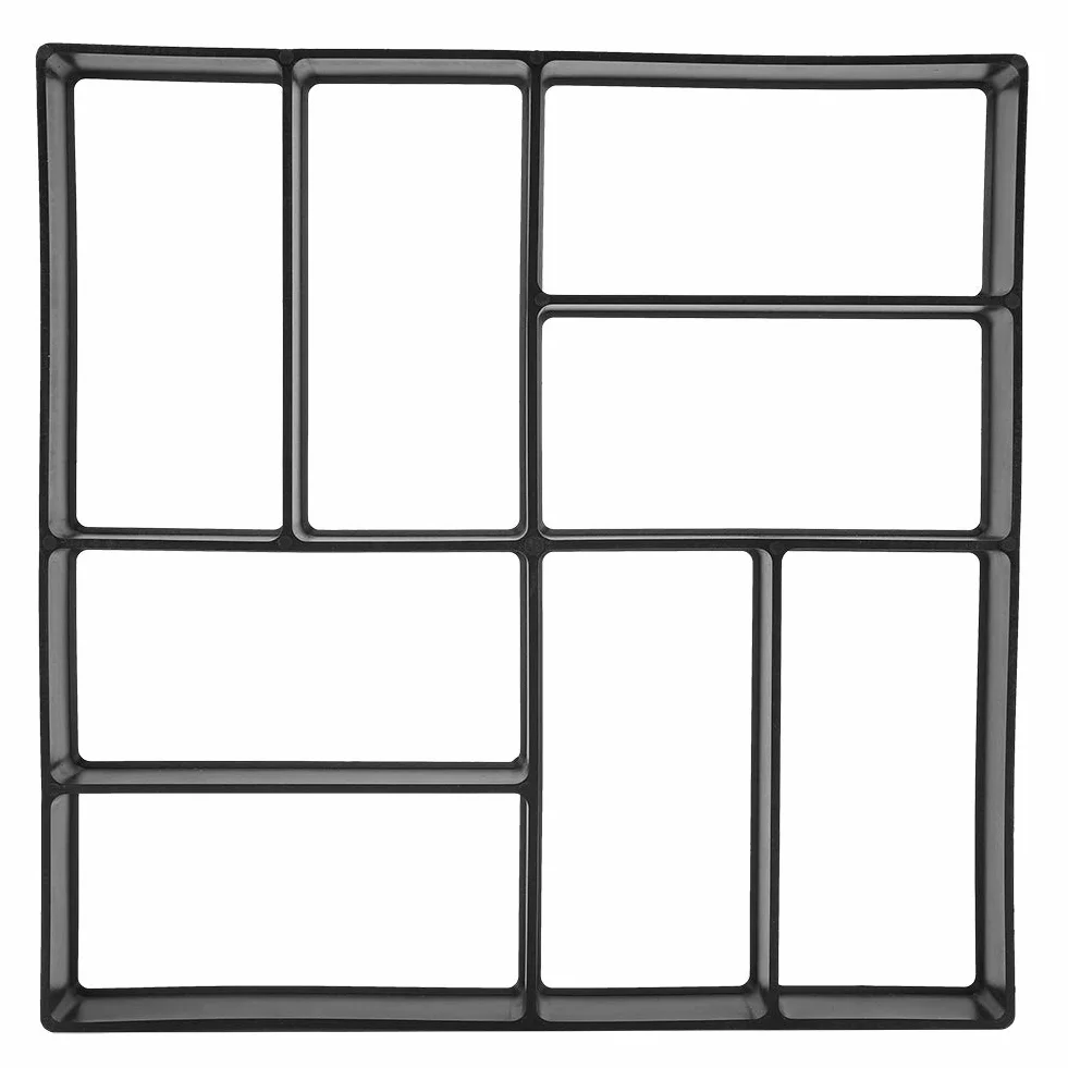 Molde de Hormigón para Pavimento, 40 X 40 X 4 Cm Molde de Hormigón, Pavimentadora de Bricolaje para Césped, Camino de Entrada, Patios Traseros, Molde de Cemento para Patio