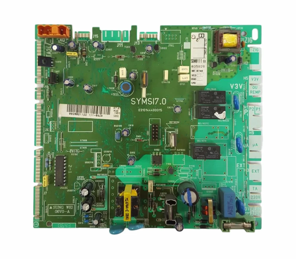 Placa Electrónica Original para Caldera 0310144400015 V4 - Modelo 3 Relés Disposición 2+1 - Compatible Varios Modelos - Pieza Repuesto Reacondicionada - Garantía 1 Año