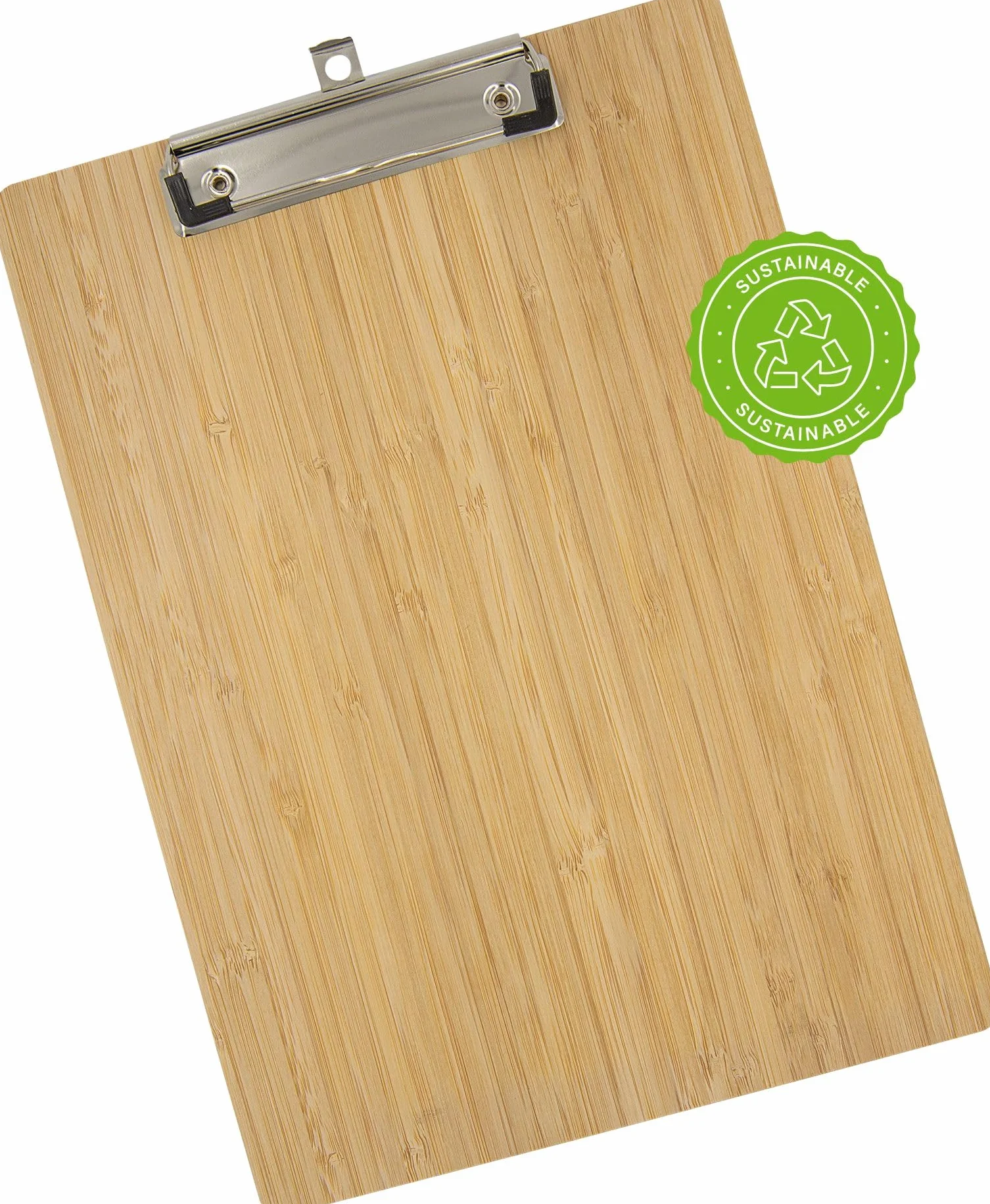 WEDO Portapapeles DIN A4 de bambú, tablero de madera marrón