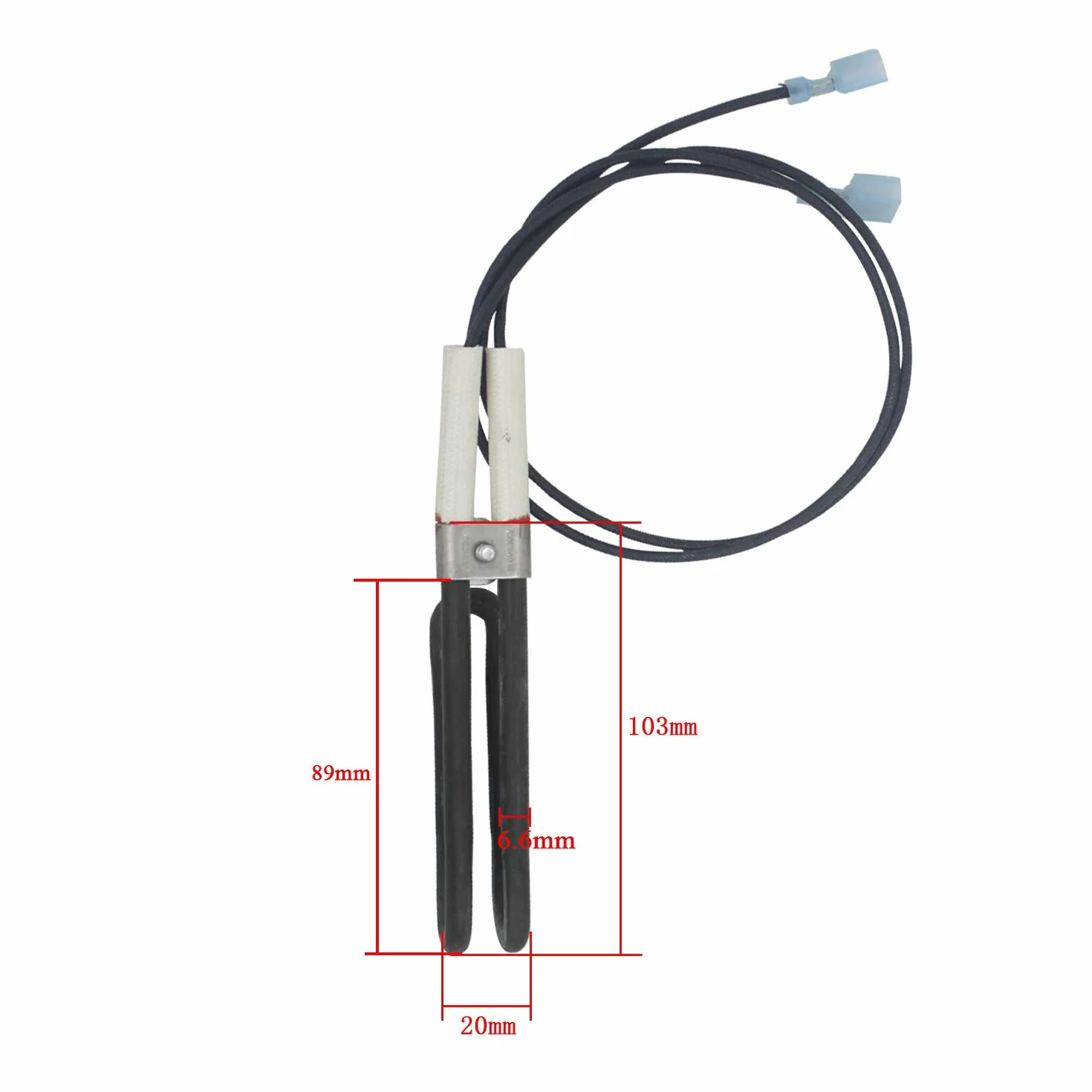 Resistencia ceramica biomasa 220v 380w bujia ceramica pellets resistencia encendido estufa de pellet