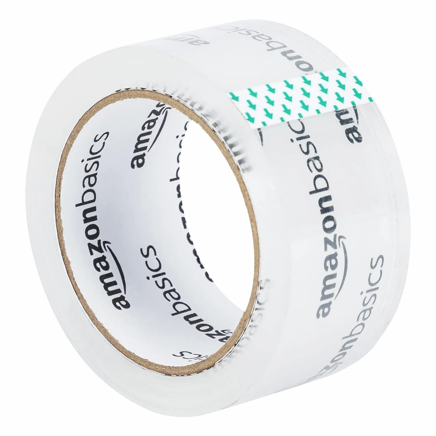 Amazon Basics Cinta de embalaje 6 unidades, 4,7 cm x 99,6 m, transparente