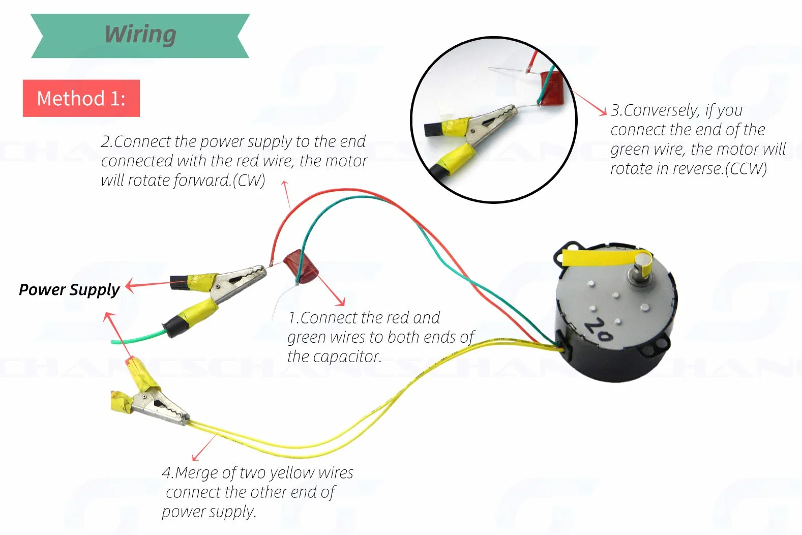 Barbacoa 50KTYZ Motorreductor AC 220V 10RPM 6W High Torque Mini Motor Eléctrico
