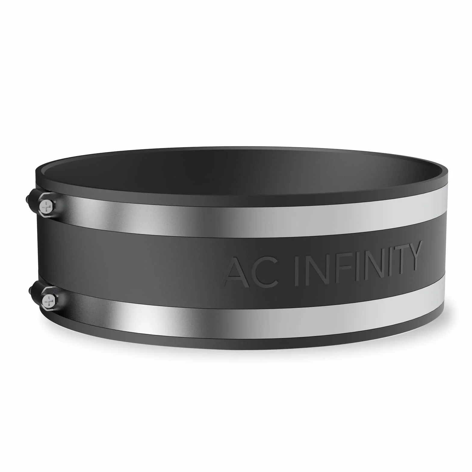 AC Infinity Abrazadera 200mm de reducción de ruido de, acoplador de conducto con abrazaderas de acero inoxidable, acoplamiento de goma flexible para ventiladores en línea y filtros de carbono en HVAC
