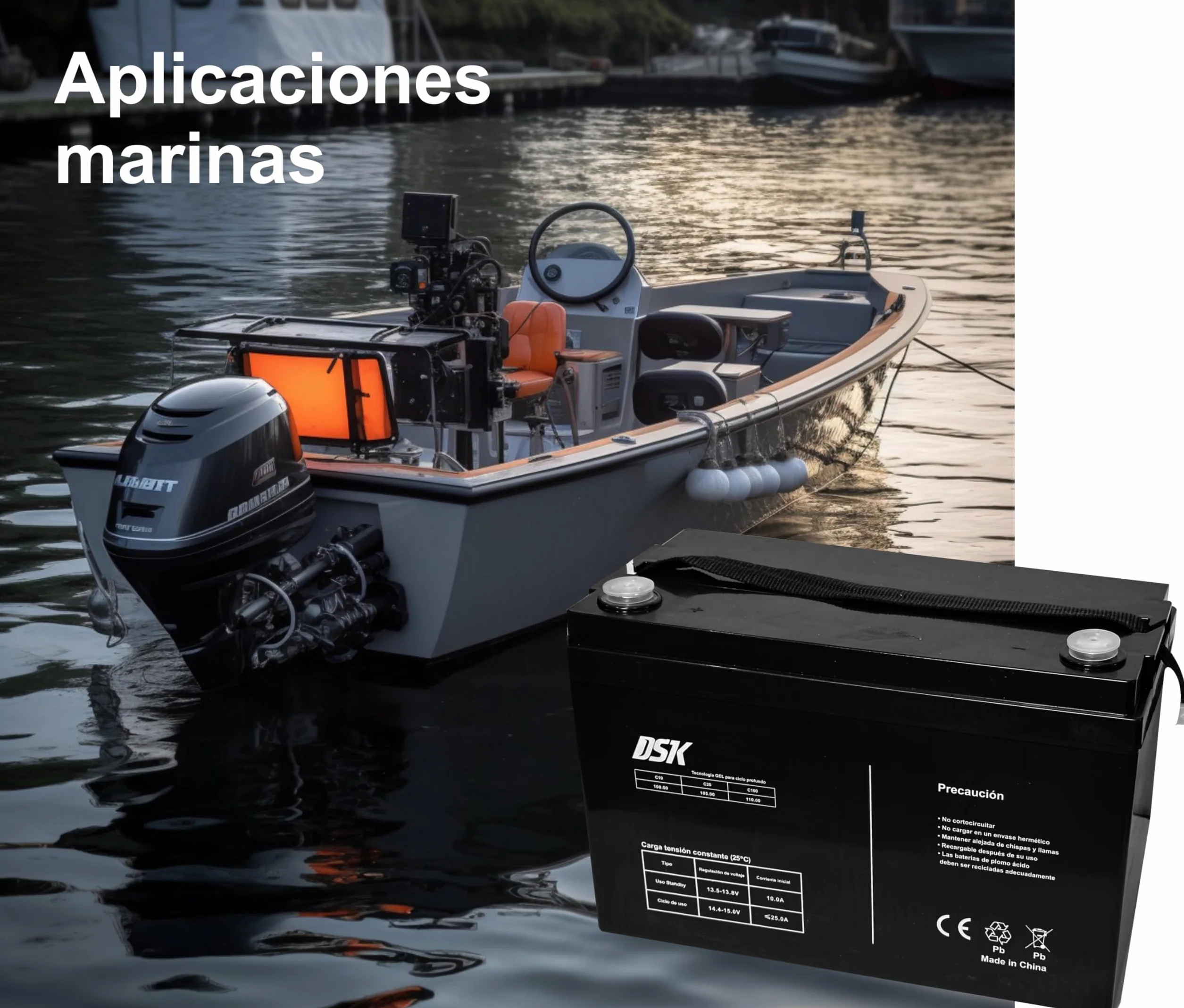 DSK Batería de Plomo AGM Sellada VRLA 12V 18Ah Recargable sin Mantenimiento para Alarmas, Seguridad, Juguetes Eléctricos y SAI. Alta durabilidad larga vida útil. Compatible con terminales F1 y F2