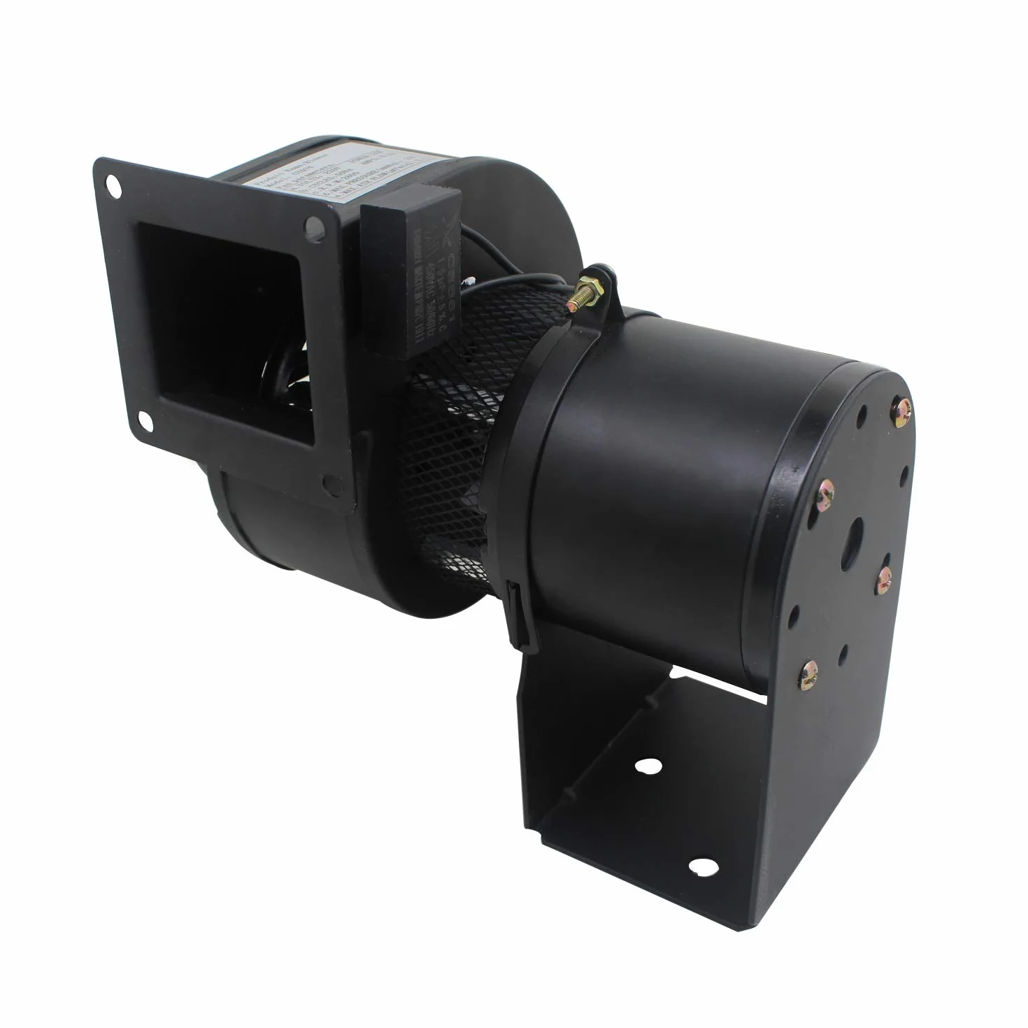 Ventilador centrifugo 220v motor extractor caldera radial max.200℃ ventilador estufa pellets industrial 25w 45w 50w (25W)