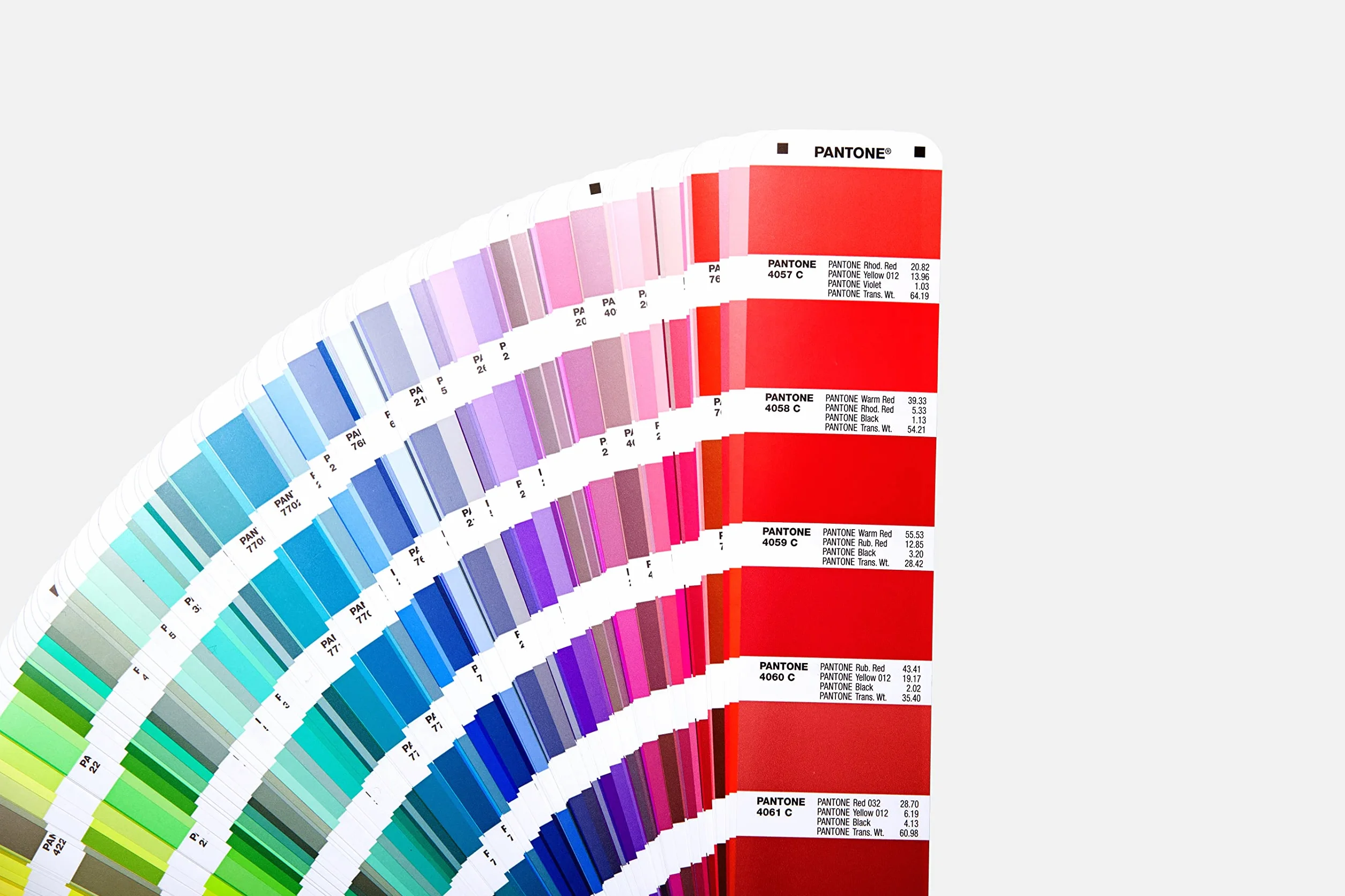 Pantone Guía GP1601B de la edición 2022 con revestimiento y sin revestimiento, multicolor
