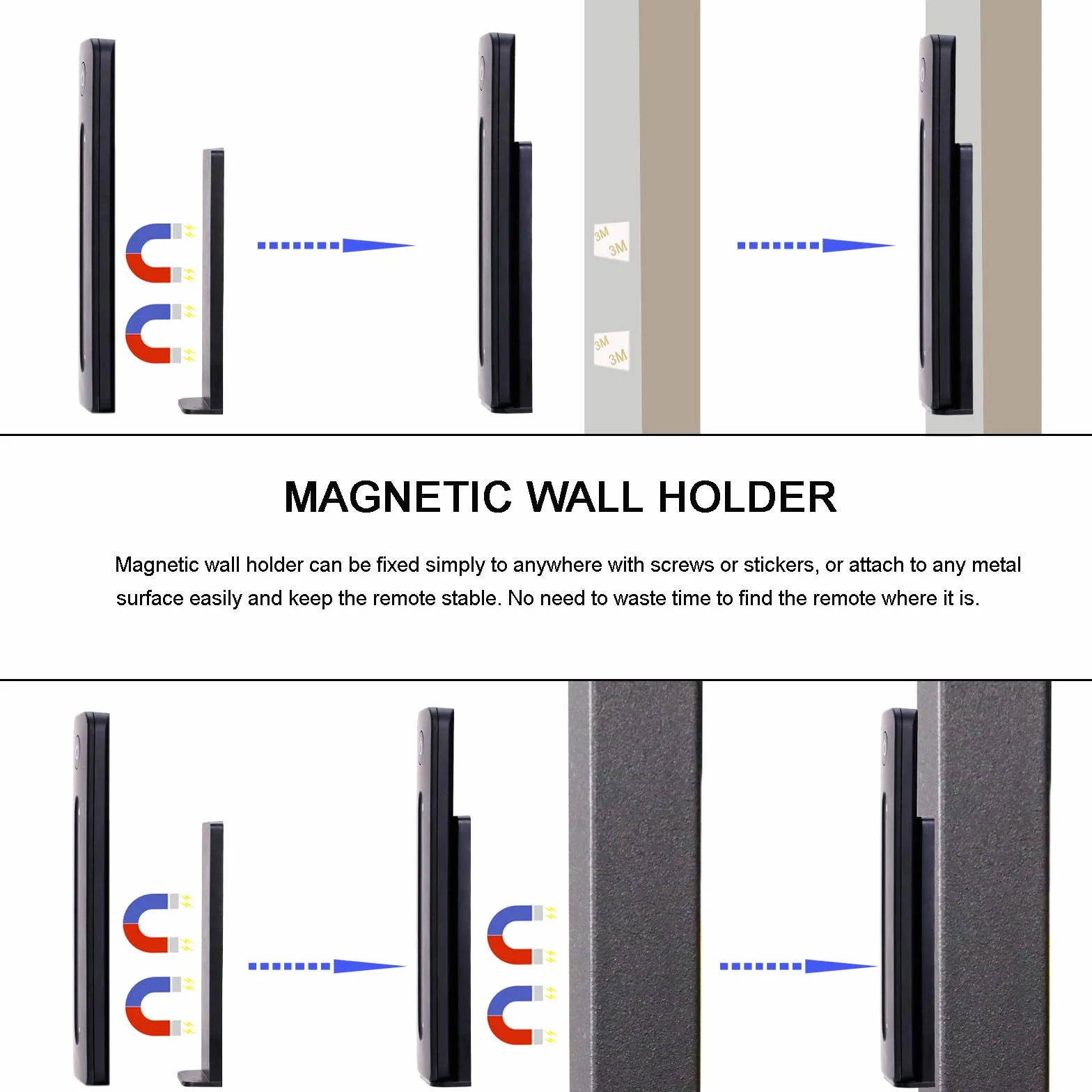 JOYLIT Dimmer LED con Mando a Distancia DC 5V-36V 8A 1 Channel, Montado en Pared 2.4GHz RF Regulador Touch Interruptor LED para un Solo Color Ajuste del Brillo, ON/OFF Switch
