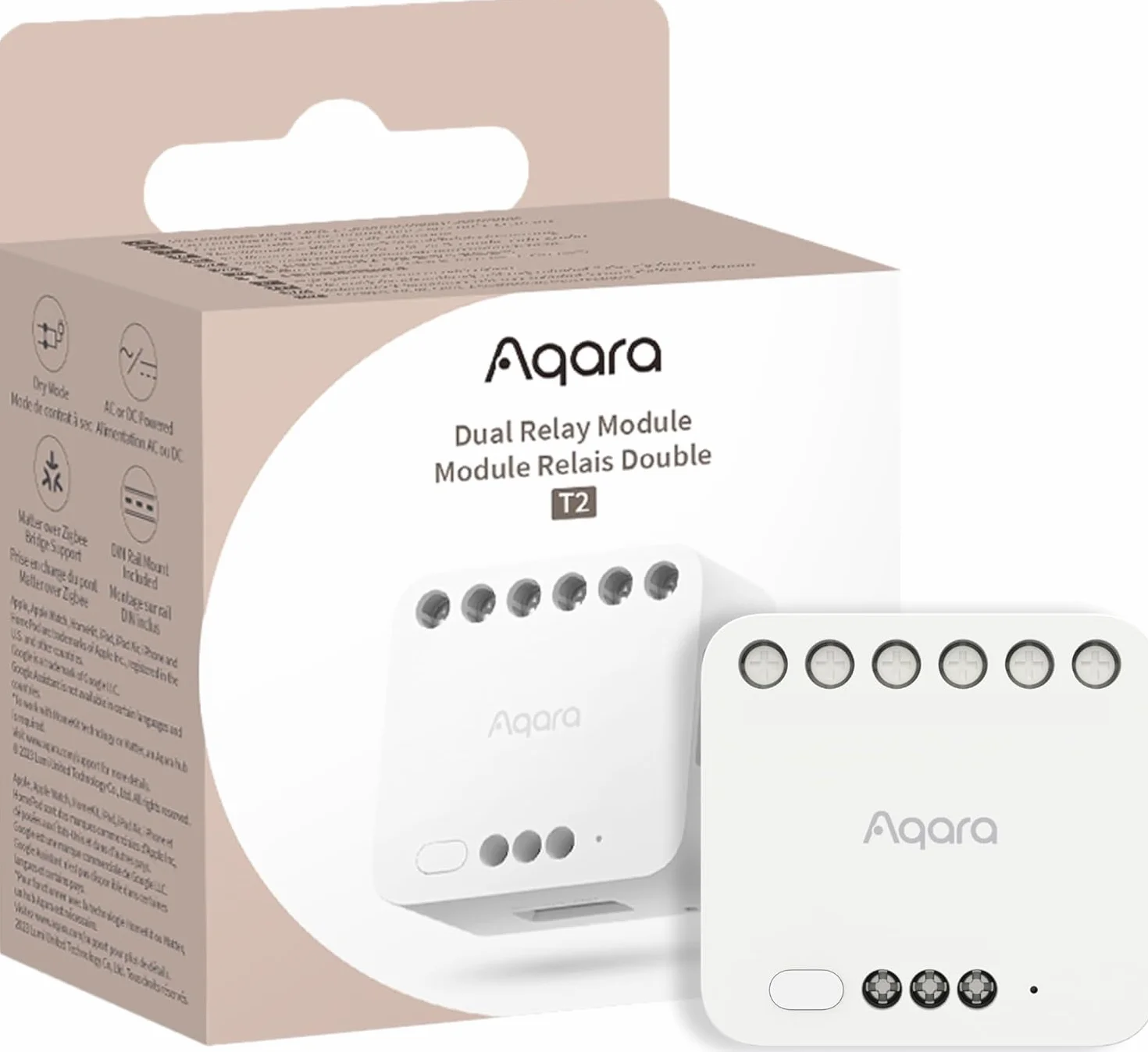 Aqara - Dual Relay Module T2 - Smart Control for Your Home