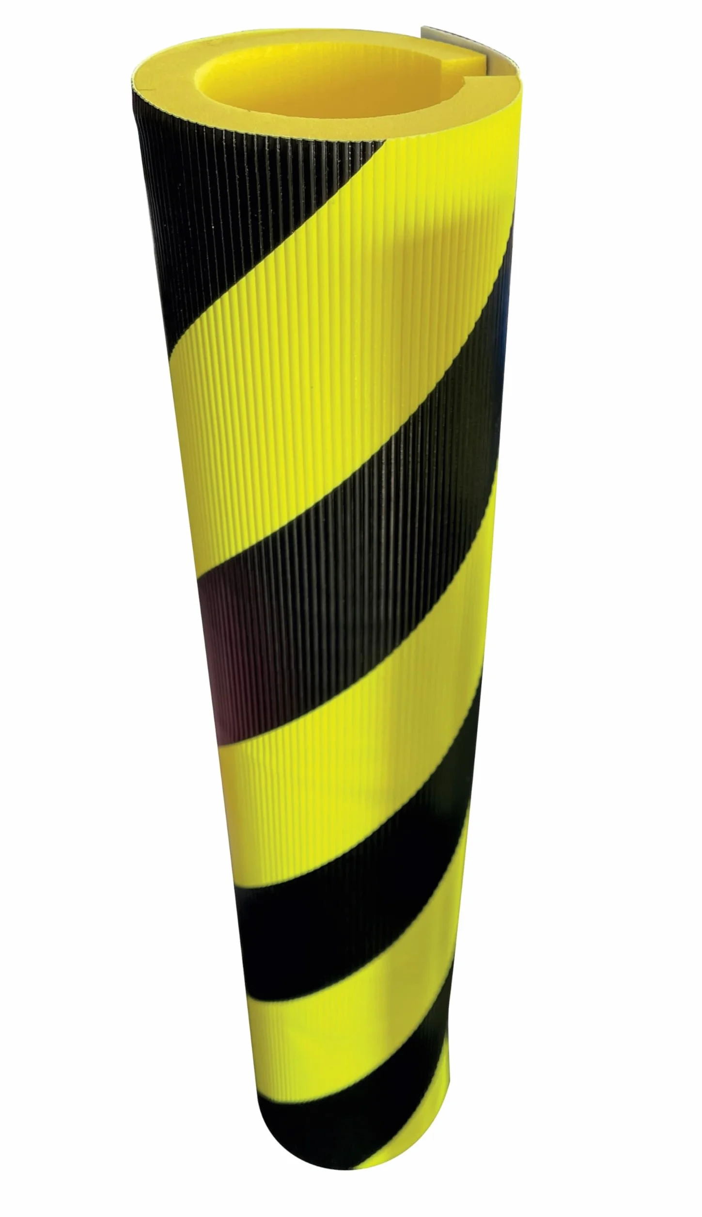 Protector para tubos y tubos de espuma, 60 mm, color negro y amarillo
