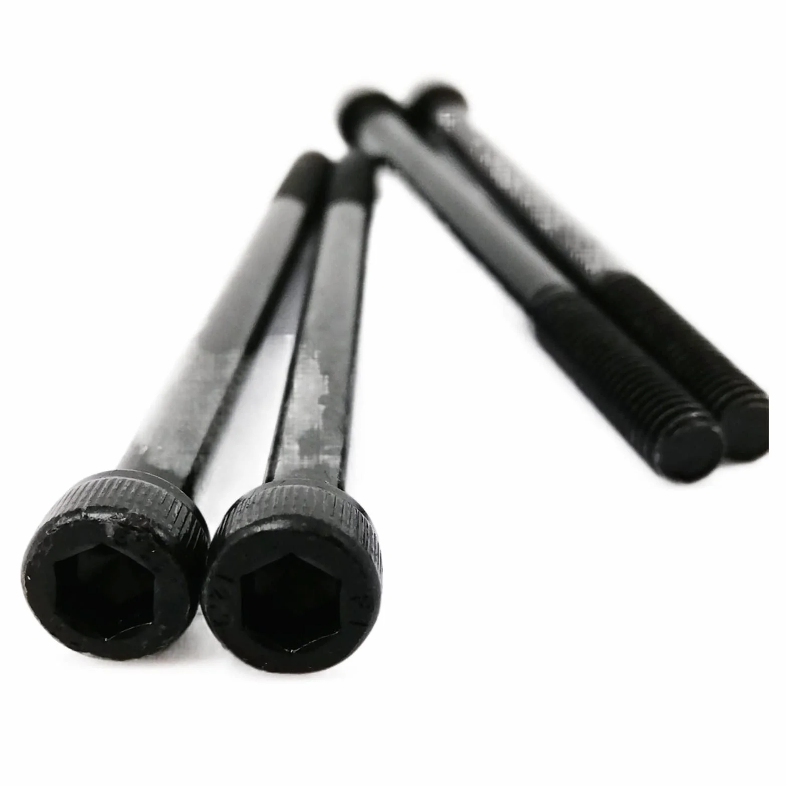 1/10pc M3 M4 M5 M6 M8 grado negro 12,9 acero alargado largo Allen hexágono cabeza hueca tornillo medio hilo L = 30-300mm(120mm 140mm,M4 10pcs)
