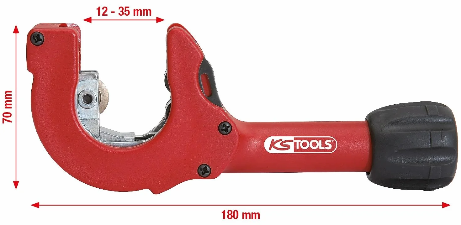 KS Tools 104.5060 Cortatubos con carraca 12-35mm