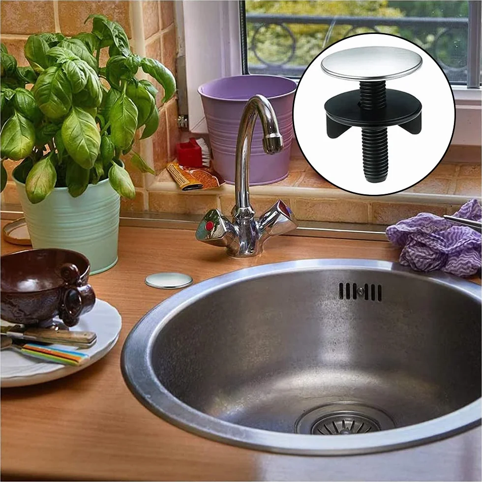 Accesorios Fregadero Cocina Acero Inoxidable 4 Tapas Orificio Fregadero