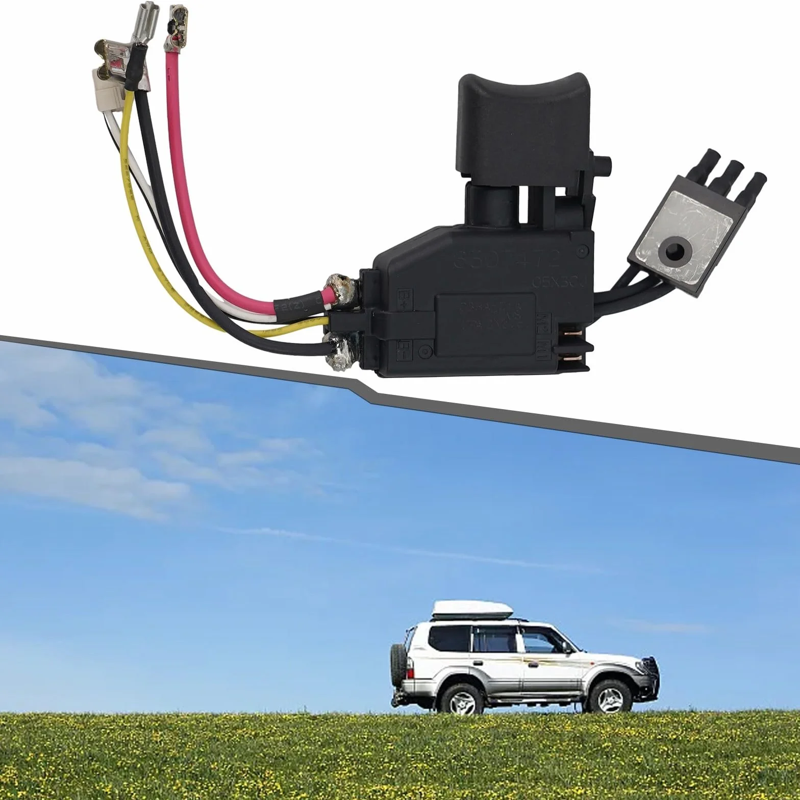 Interruptor electrónico de 24 V CC modelo 650747-2 para DDF446 DDF456 DHP446 BHP456 BDF456 compatible con taladros eléctricos y herramientas eléctricas