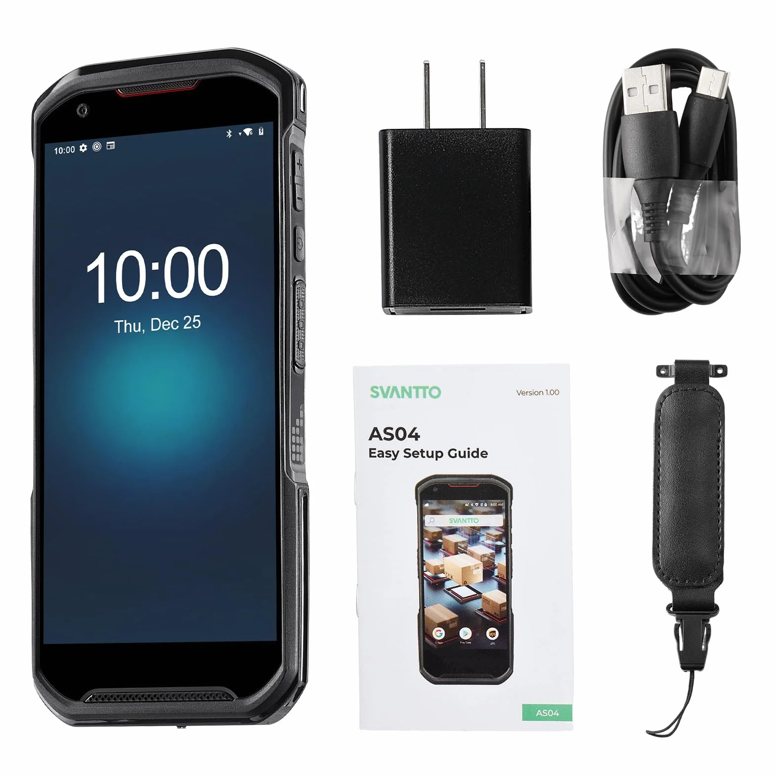 SVANTTO M09 Escáner de Códigos de Barras Android 13 PDA 5.5 Pulgadas 6+64GB Doble SIM