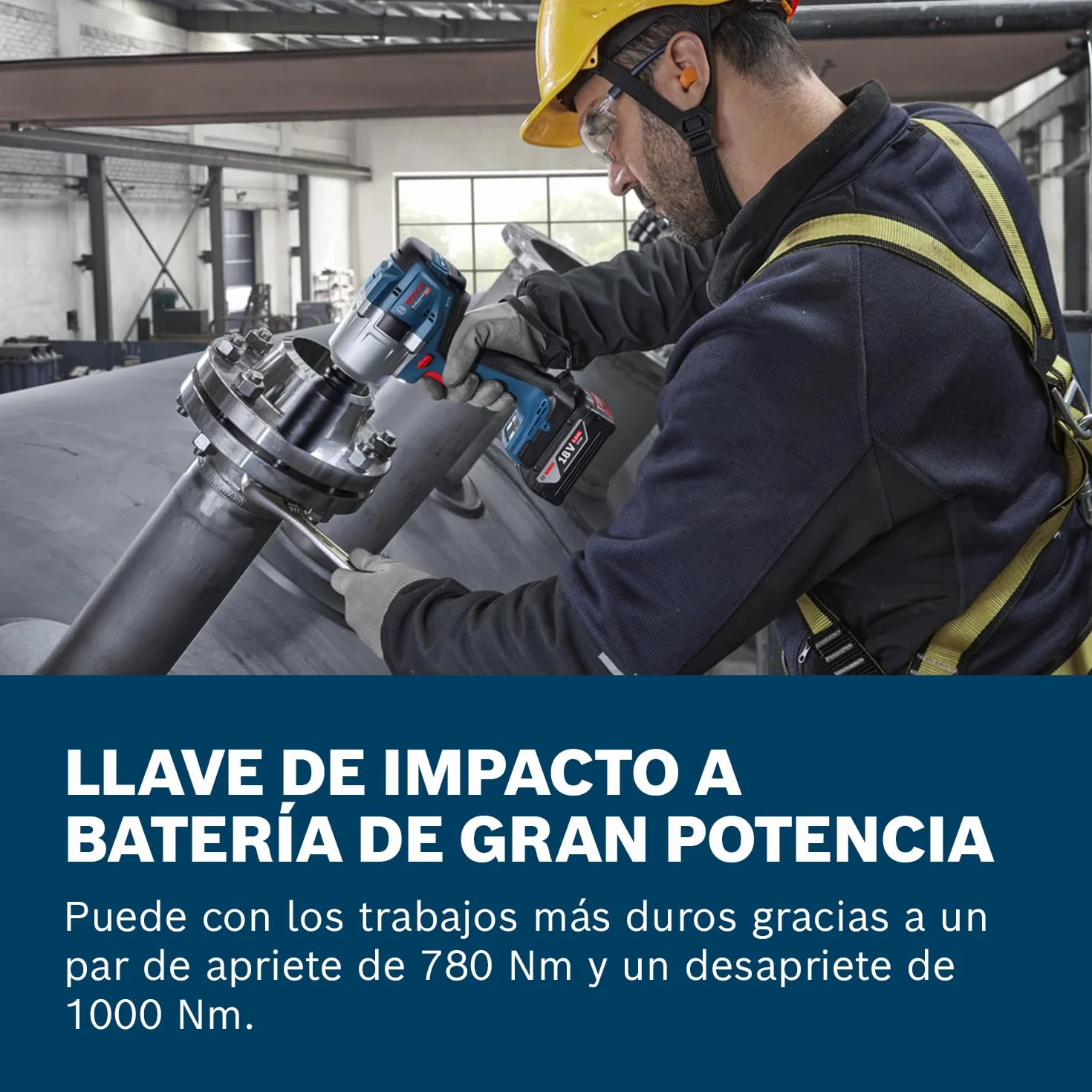 Bosch Professional 18V System Llave de Impacto a Batería GDS 18V-780