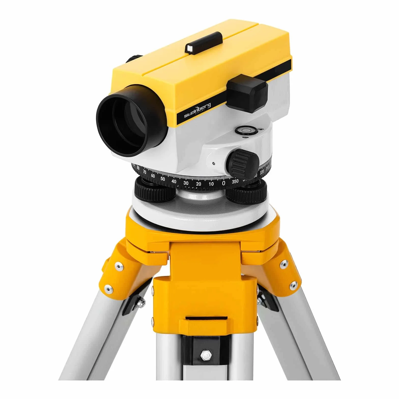 Steinberg Systems Nivel Óptico Para Topografía SBS-LIS-32/40 (Con trípode y mira, 32 aumentos, Lente 40 mm, Desviación 1 mm, Compensador amortiguado por aire)