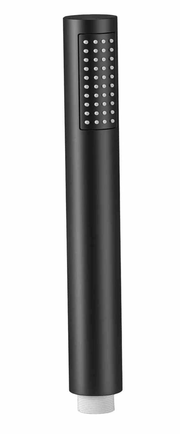 VALAZ bateria empotrada monomando redonda a pared Negro mate Serie Cenia z rociador deszczownica 20cm