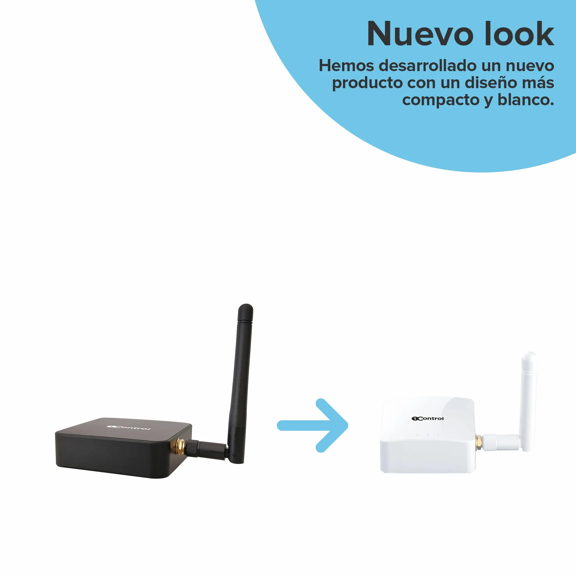 1Control Link Accesorio Wi-Fi Apertura Remota y Comandos Vocales Compatible con Abridor de Puerta y Garaje Solo de 2ª Generación, Alexa, Google Home y Siri, Made in Italy