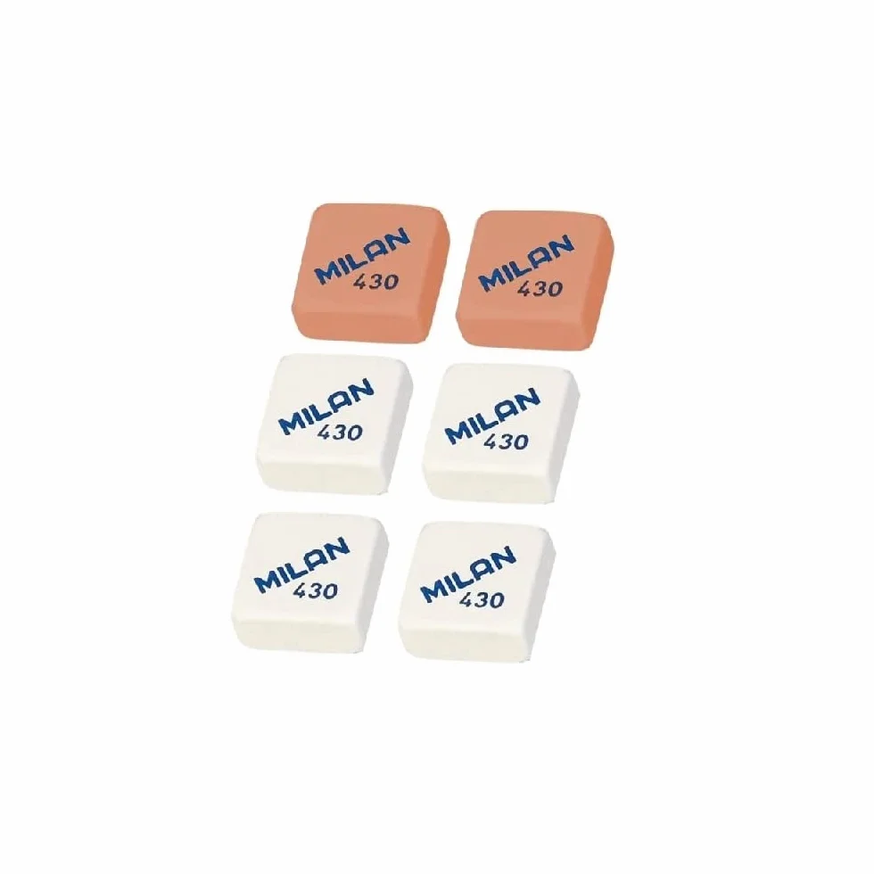 PACK 6 GOMAS DE BORRAR MILAN 430