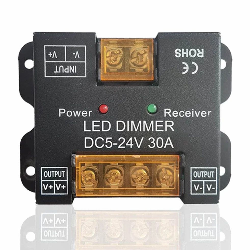 RF 30A Touch DC12V DC24V Controller Monocolor Kit Controller Touch RF 30A Touch Controller LED Dimmer para luces LED