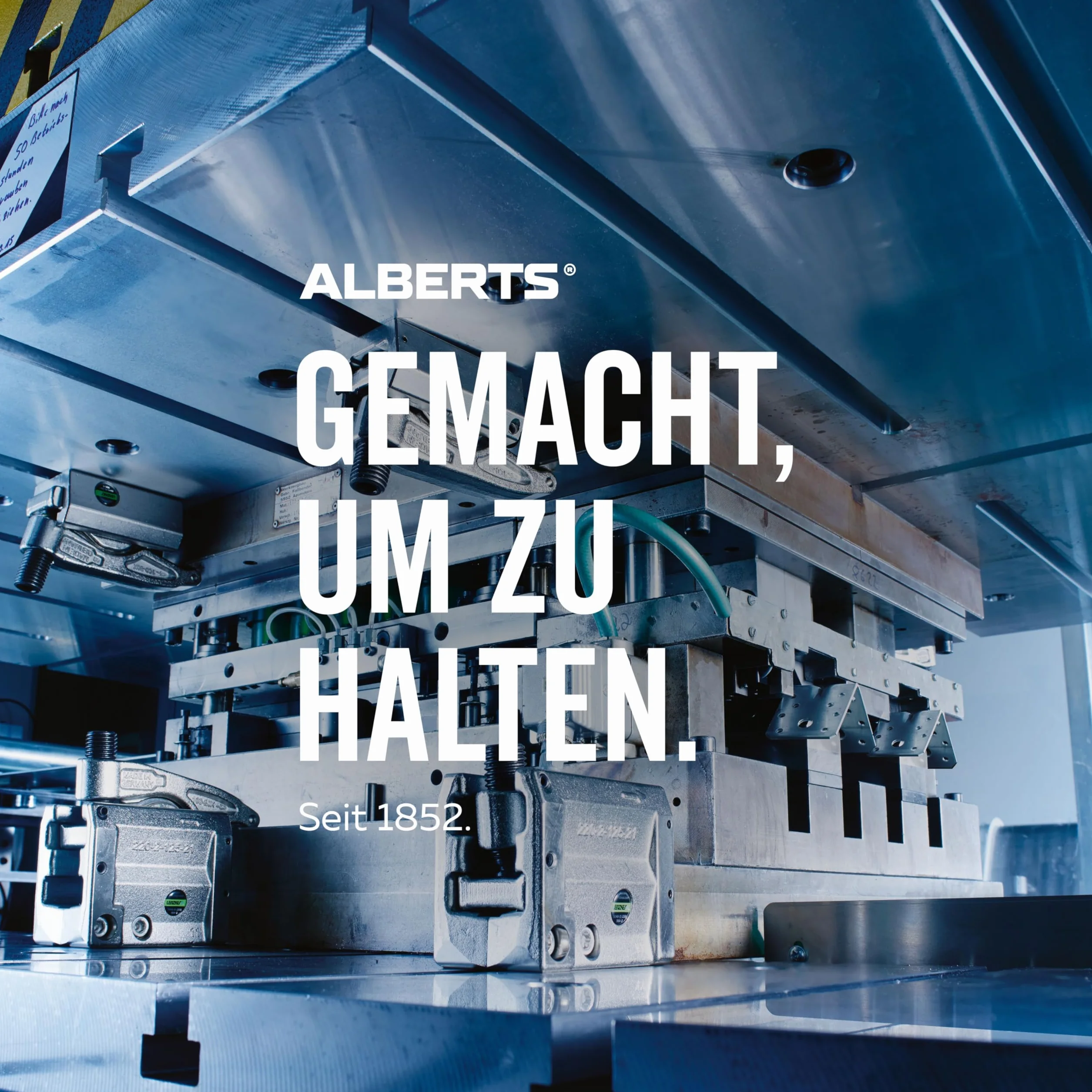 Alberts Anclaje para postes en forma de U, Galvanizado en caliente, Anchura de apertura 101 mm