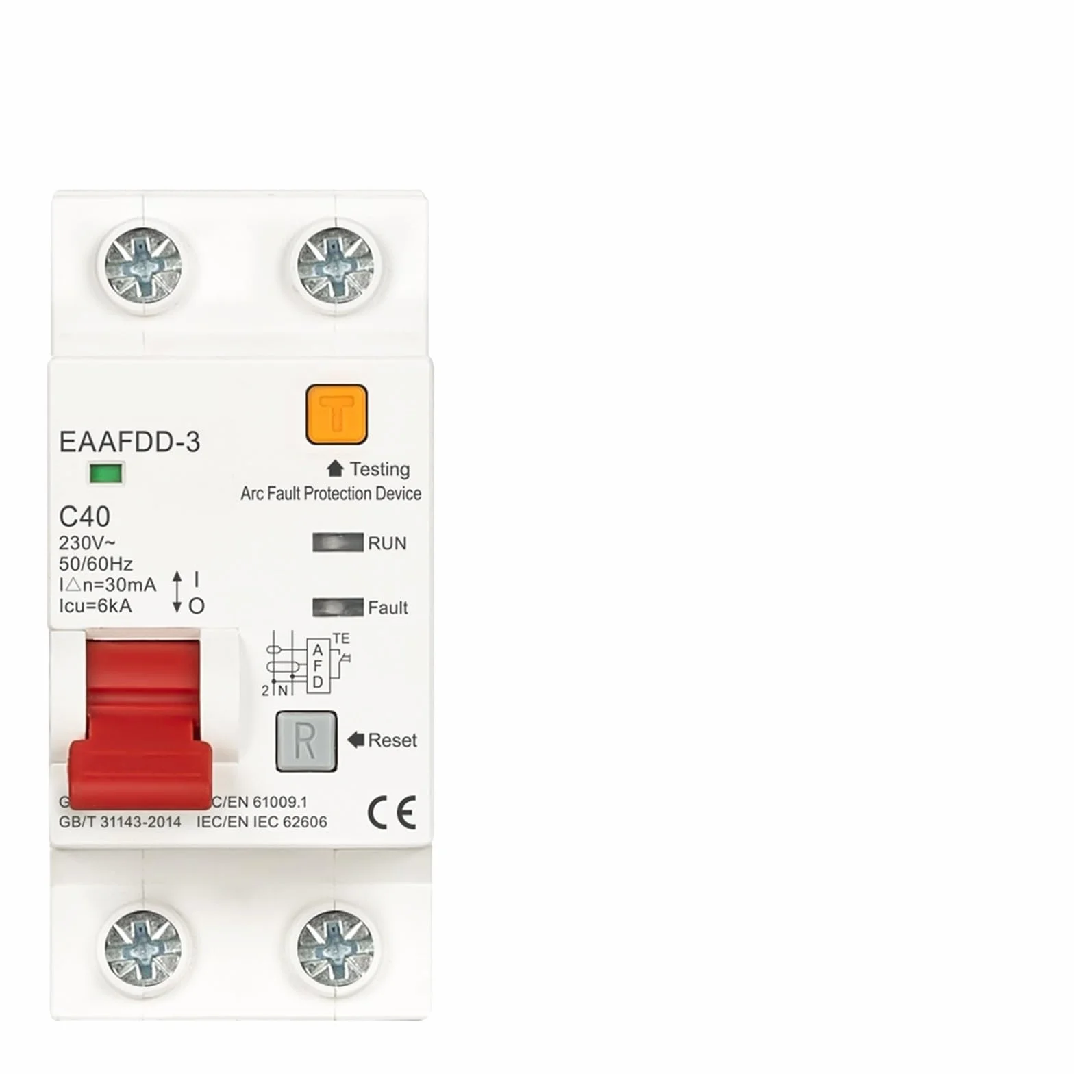 Dispositivo Protector De Fallas De Arco 2P 40A AFDD AFCI, Disyuntor RCBO MCB, Sobrecarga Interrumpida, Protección Contra Cortocircuitos Y Fugas A Tierra