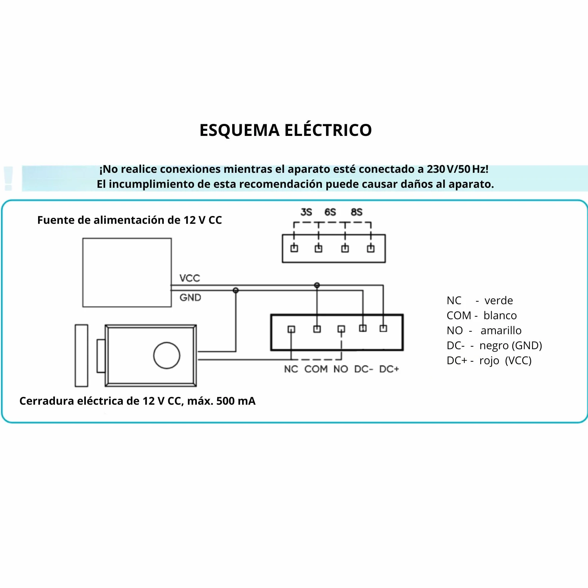 Kit de Portero Unifamiliar Manos Libres Negro IP54 - Timbre Inalámbrico Exterior Impermeable - Timbres para casa - Intercomunicador Casa