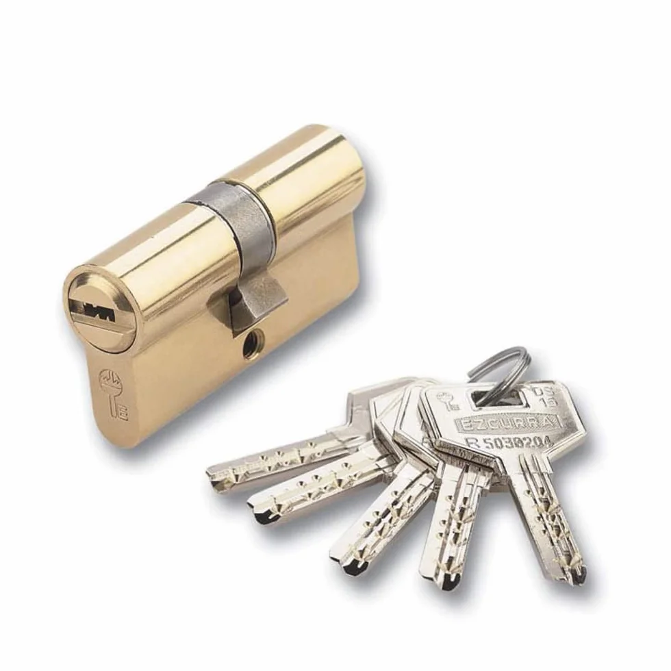 Ezcurra M38875 - Cilindro seguridad laton ds15-70 descentrado
