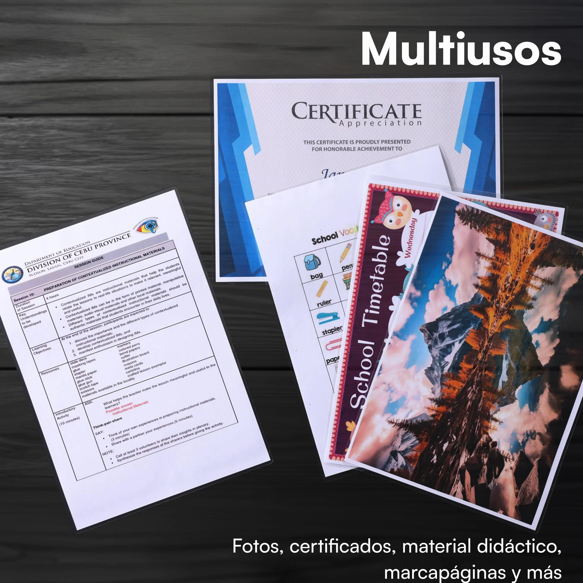 Fundas Plastificar A4 75 Micras Por Cara 150 Micras Laminas Brillantes Transparentes