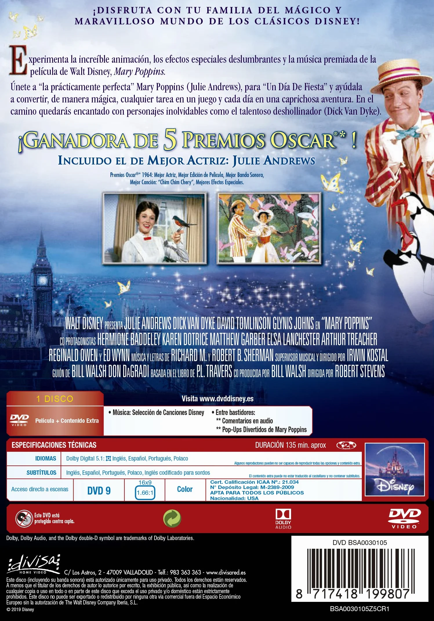 Mary Poppins DVD