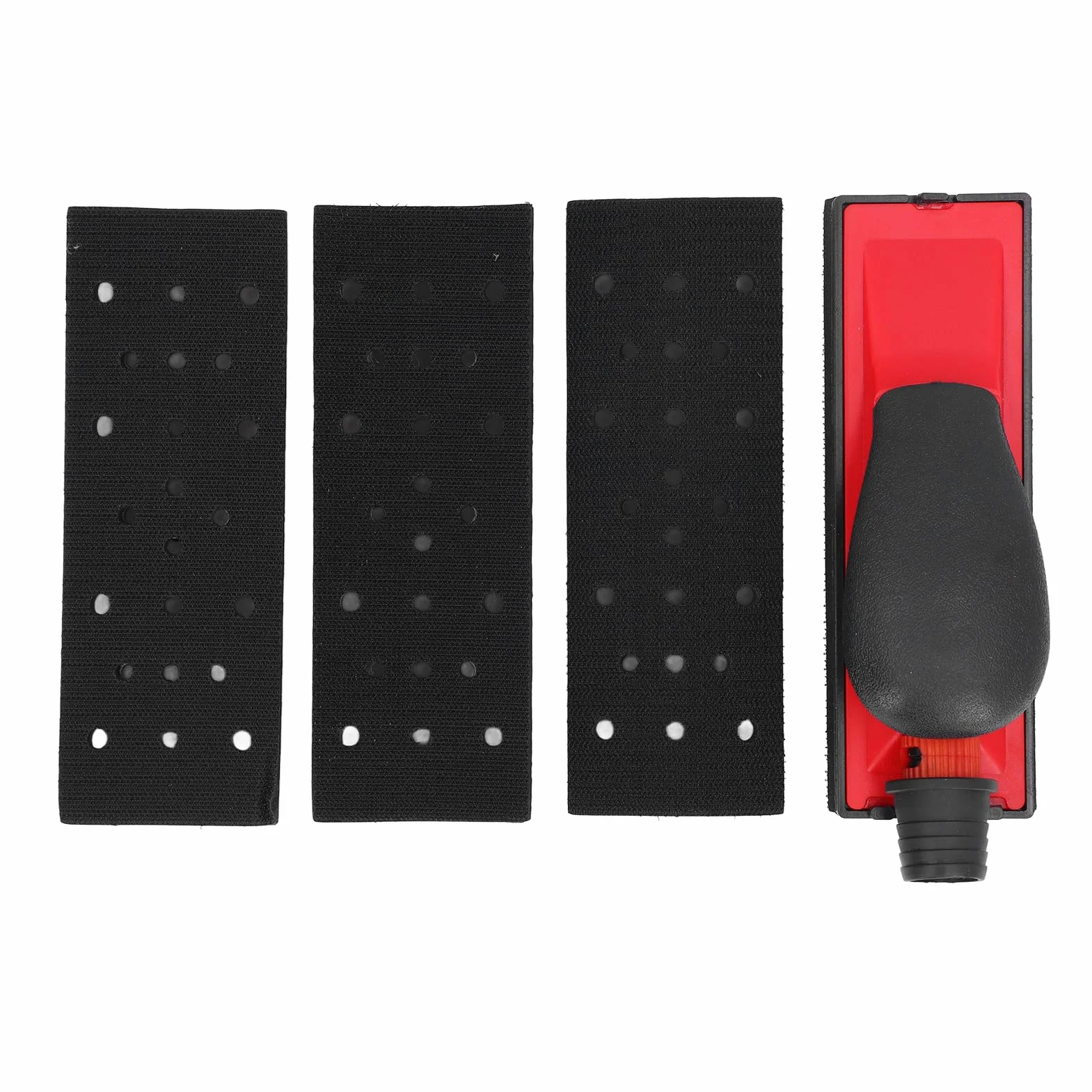 Bloque de Lijado Manual, Fácil de Usar Lijado de Plástico Bloque de Lijado 4 Tipos Chasis Interruptor de Entrada de Aire Ajustable Multifuncional para Limpieza del Hogar